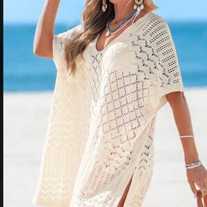 Cupshe Laguna Escape Beige Swim Coverup